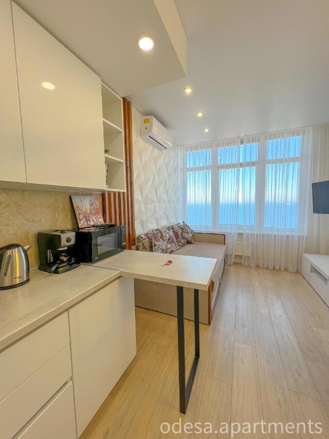 Апартаменты Одесса Аркадия прямой вид на море 44 Жемчужина SeaView Екстер'єр фото